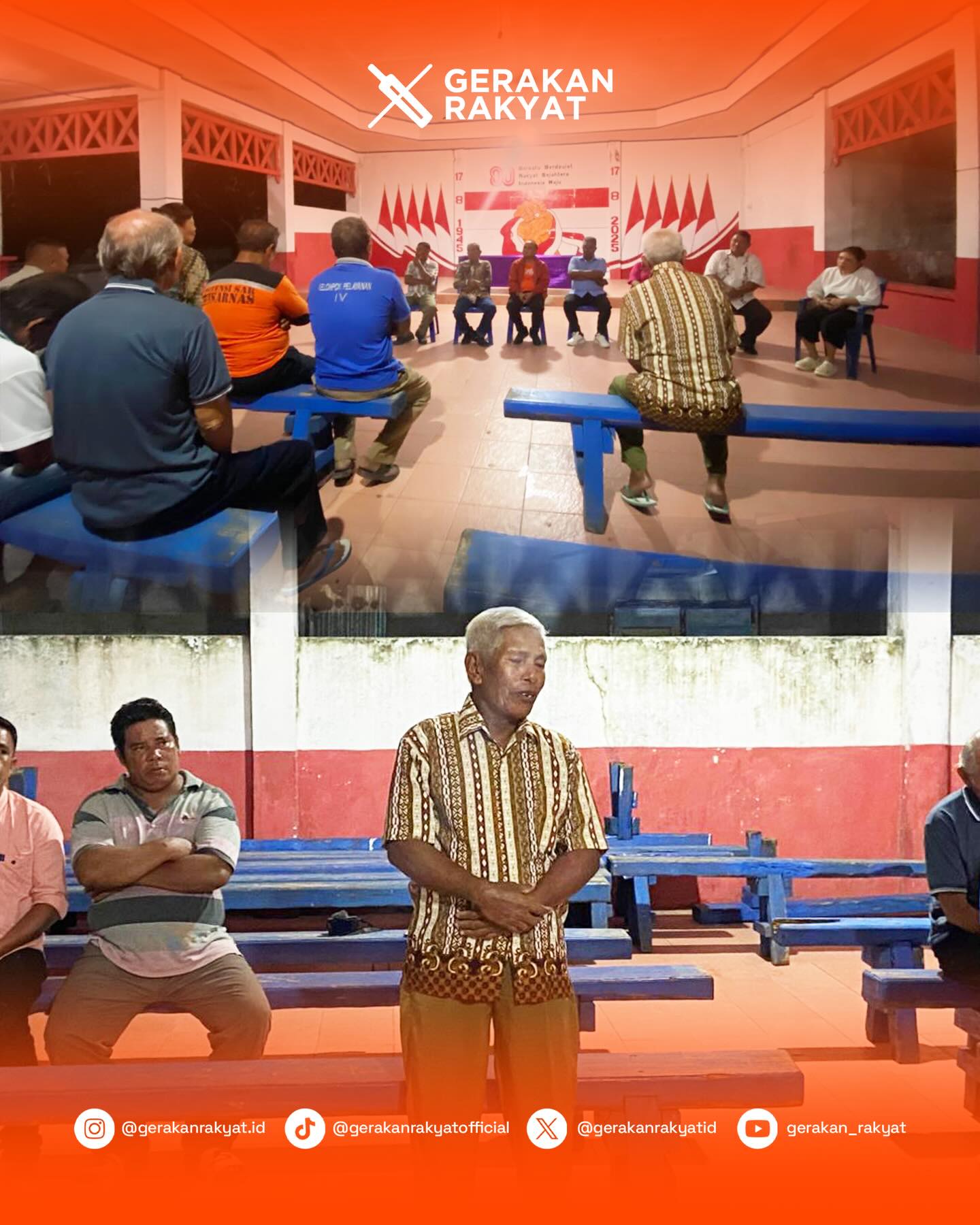 Ketua Umum Gerakan Rakyat , Sahrin Hamid, Serap Aspirasi Warga Perbatasan Saat Kunjungi Miangas