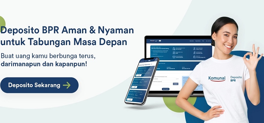 DepositoBPR by Komunal – Cara Cepat Deposito Cuma Pakai HP, Launch Apps 7 April 2022